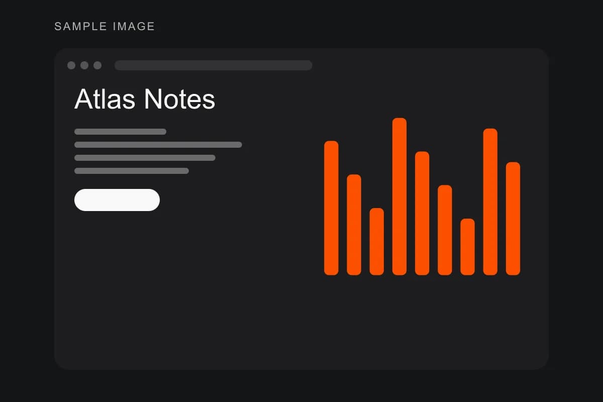 Placeholder screen 3 of Atlas Notes