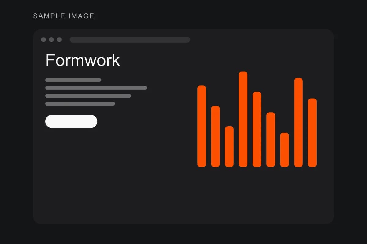 Placeholder preview of the Formwork interface