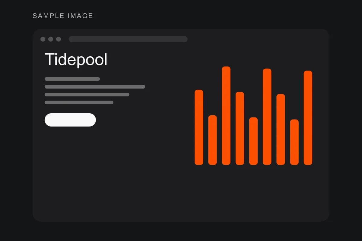 Placeholder preview of the Tidepool interface